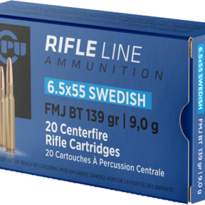 Ppu 6.5x55 Mauser 139gr Fmj - 20rd 10bx-cs