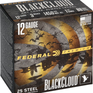 Federal Blck Cloud 12ga 3" - 1-1-4oz #bb 1450fps 25rd 10b-c
