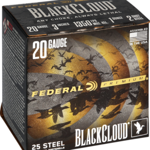 Federal Black Cloud 20ga 3" - 1oz #2 1350fps 25rd 10bx-cs