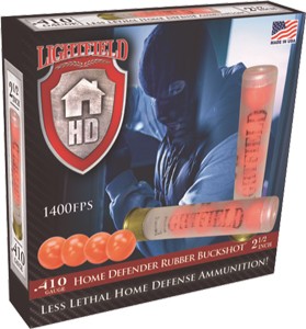 Lightfield 410 2.5" Rubber - Buck 4 Pellet 5rd 10bx-cs