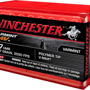 Winchester Varmint Hv 17hmr - 17gr 2550fps V-max 50rd 20bx-c