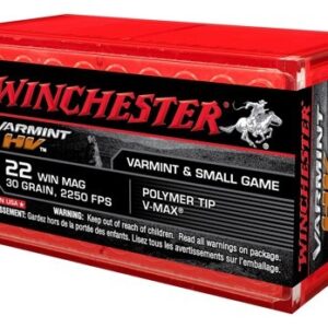 Winchester Supreme 22wmr 30gr - V-max 2250fps 50rd 20bx-cs