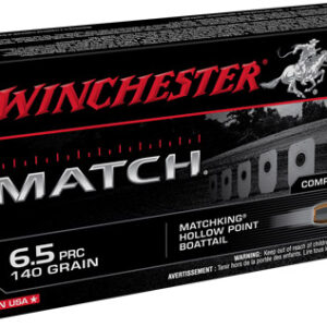 Winchester Match 6.5 Prc - 140gr Bthp 20rd 10bx-cs