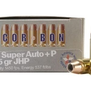 Corbon 38 Super + P 115gr Jhp - 20rd 25bx-cs