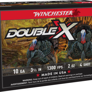 Winchester Double-x 10ga 3.5" - 2oz #4 10rd 10bx-cs