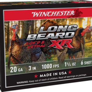 Winchester Long Beard Xr 20ga - 3" 1-1-4oz #6 10rd 10bx-cs