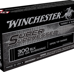 Winchester Suppressed 300 Aac - 200gr Fmj 20rd 10bx-cs