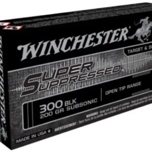 Winchester Suppressed 300 Aac - 200gr Fmj 125rd 6bx-cs