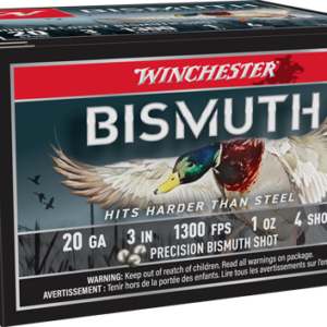 Winchester Bismuth 20ga 3" - 1oz #4 15rd 10bx-cs