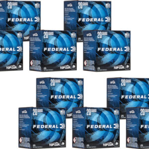 Federal Top Gun 20ga 7-8oz - #7.5 1210fps 250rd Case Lot
