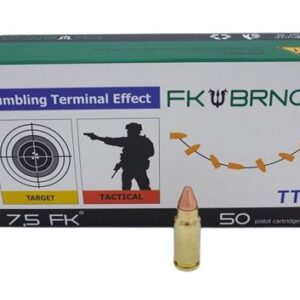 Tmt Fk Brno 7.5 Fk Ammo 95gr - Spoon Tip 50rd 12bx Case