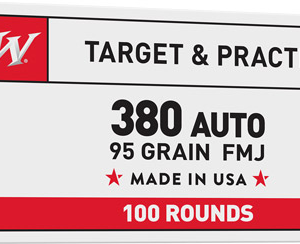 Winchester Usa 380 Acp 95gr - Fmj-rn 100rd Value Pack 5bx-cs