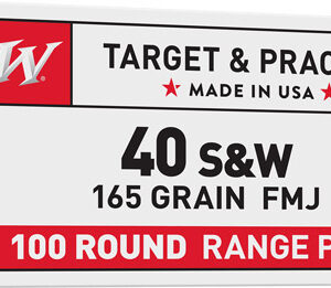 Winchester Usa 40 Sw 165gr Fmj - Truncated Cone 100rd 5bx-cs