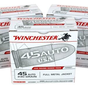 Winchester Usa 45 Acp 230gr - Fmj-rn 600rd Case Lot