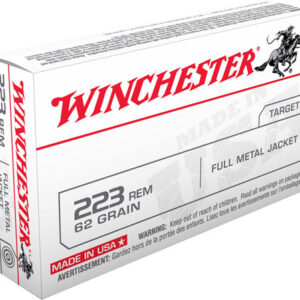 Winchester Usa 223 Rem - 62gr Fmj 20rd 50bx-cs