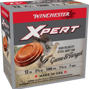 Winchester Xpert Steel 12ga - 2.75" 1-1-8oz #7 25rd 10bx-cs