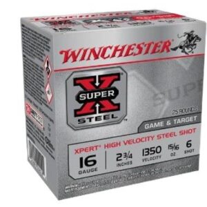 Winchester Xpert Steel 16ga - 2.75" 15-16oz #6 25rd 10bx-cs