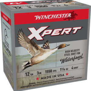 Winchester Xpert Steel 12ga 3" - 1-1-8oz #4 1550fps 25rd 10bx-c