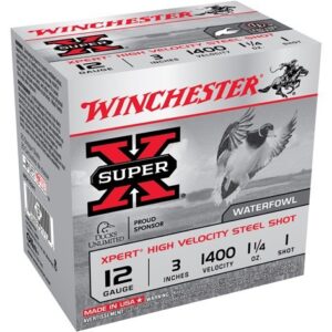 Winchester Xpert Steel 12ga 3" - 1-1-4oz #1 1400fps 25rd 10bx-c