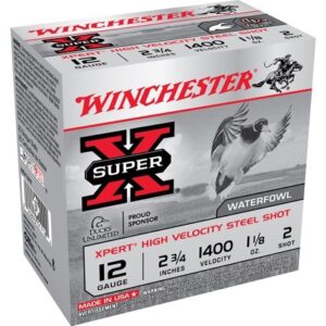 Winchester Xpert 12ga 2.75" - 1-1-8oz #2 1400fps 25rd 10bx-c