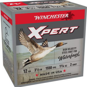 Winchester Xpert Steel 12ga - 3.5" 1-3-8oz #2 25rd 10bx-cs