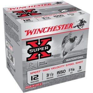 Winchester Xpert Steel 12ga - 3.5" 1-3-8oz #3 25rd 10bx-cs