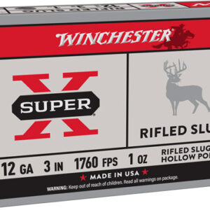 Winchester Super-x 12ga 3" 1oz - Rifled Slug 5rd 50bx-cs