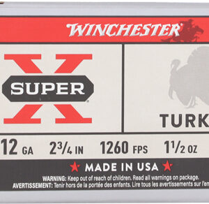 Win Ammo Super-x Turkey 12ga. - 2.75" 1-1-2oz #4 10rd 10bx-cs