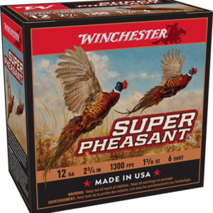 Winchester Super Pheasant 12ga - 1-3-8oz #6 25rd 10bx-cs