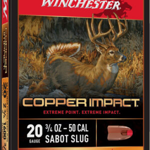 Winchester Copper Impact 20ga - 2.75" 3-4oz Sabot 5rd 20bx-cs