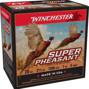 Winchester Super Pheasant 20ga - 1oz #5 1300fps 25rd 10bx-cs