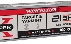 Winchester Super X 21 Sharp - 34gr Jhp 1500 Fp 100rd 20bx-cs