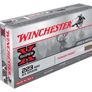 Winchester Super-x 223 Rem - 64gr Power Point 20rd 10bx-cs