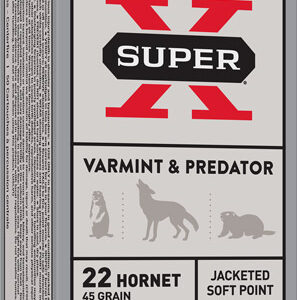 Winchester Super-x 22 Hornet - 45gr Jsp 50rd 10bx-cs