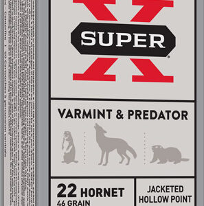 Winchester Super-x 22 Hornet - 46gr Jhp 50rd 10bx-cs