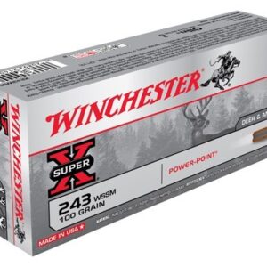 Winchester Super-x 243 Wssm - 100gr Power Point 20rd 10bx-cs