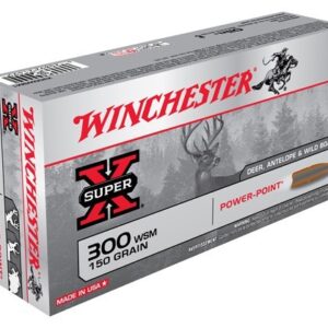 Winchester Super-x 300 Wsm - 150gr Power Point 20rd 10bx-cs