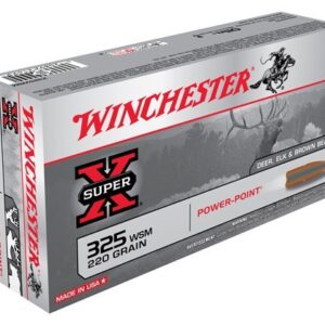 Winchester Super-x 325 Wsm - 220gr Power Point 20rd 10bx-cs