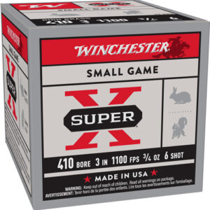 Winchester Super-x 410 3" - 3-4oz #6 25rd 10bx-cs