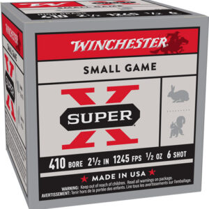Winchester Super-x 410 2.5" - 1-2oz #6 25rd 10bx-cs