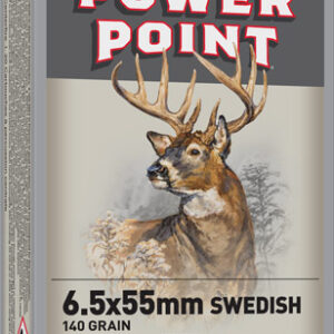 Winchester 6.5x55 Mauser - 140gr Power Point 20rd 10bx-cs