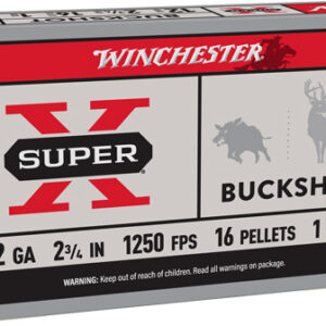 Winchester Super-x 12ga 2.75" - #1 Buck 16 Pellets 5rd 50bx-cs