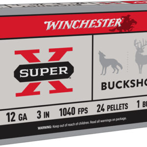 Winchester Super-x 12ga 3" - #1 Buck 24 Pellets 5rd 50bx-cs