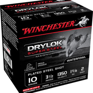 Winchester Drylok 10ga 3.5" - 1-5-8oz #2 1350fps 25rd 10bx-c