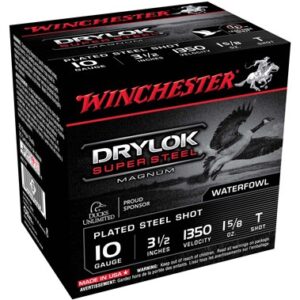 Winchester Drylok 10ga 3.5" - 1-5-8oz #t 1350fps 25rd 10bx-c