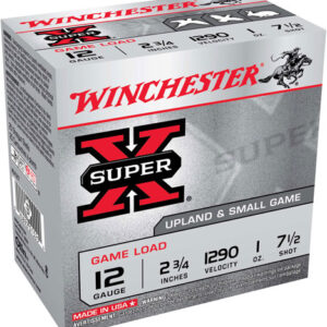 Winchester Super-x 12ga 2.75" - 1oz #7.5 1290fps 250rd Case