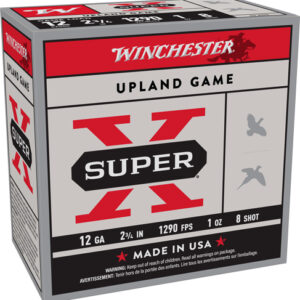 Winchester Super-x 12ga 2.75" - 1oz #8 1290fps 250rd Case Lot