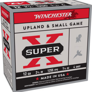 Winchester Super-x 12ga 2.75" - 1-1-8oz #4 1255fps 250rd Case