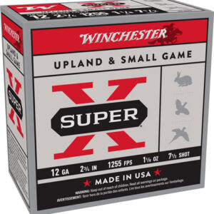 Winchester Super-x 12ga 2.75" - 1-1-8oz #7.5 1255fps 250r Case