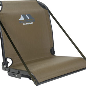 Millennium B100 Boat Seat With - Arm Rest Straps Green